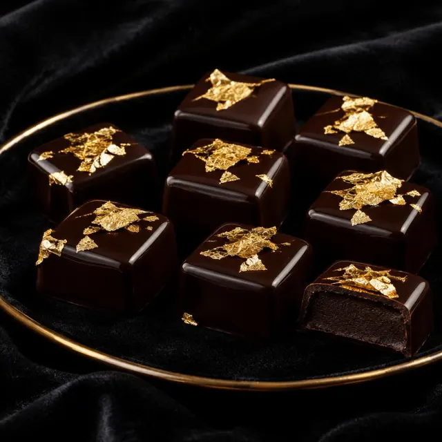 Gold Leaf Dark – Chocolates