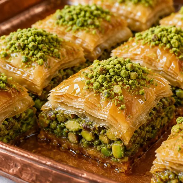 Pistachio Baklava – Middle Eastern Sweets