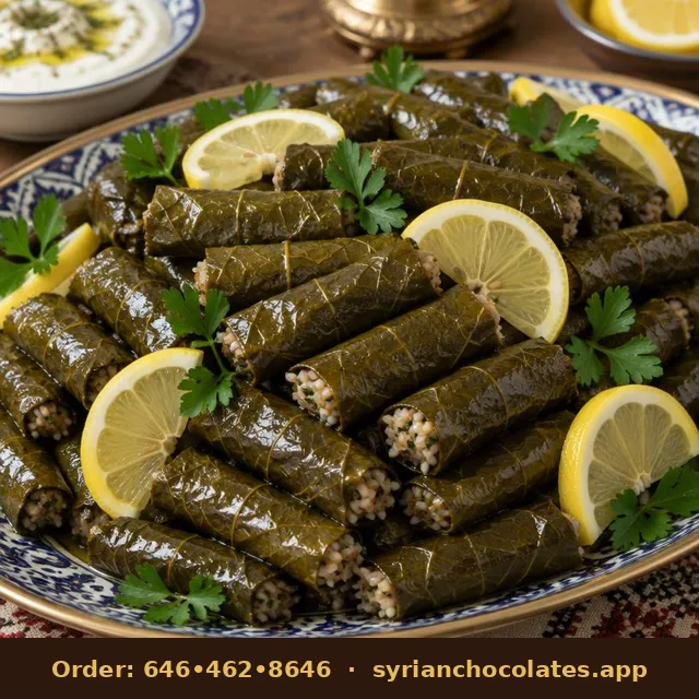 Yalangi (Stuffed Grape Leaves) – Mazza & Shabbat Foods
